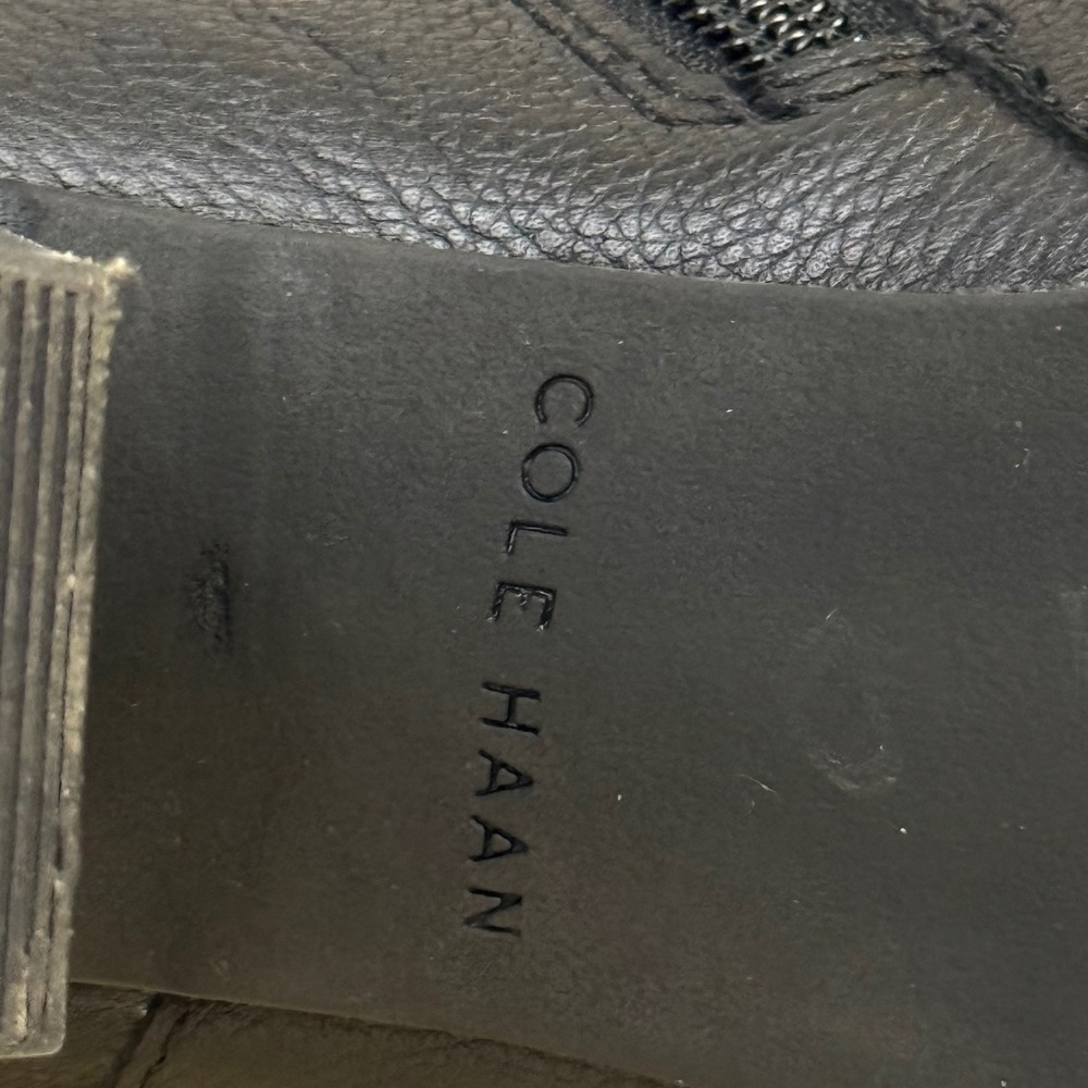 Cole Haan Signature Grand.OS Pebbled Leather Buckle Ankle Boots W02756 8.5B - Picture 11 of 16